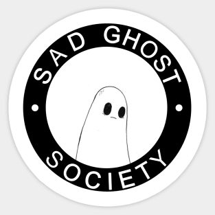 Sad Ghost Society Sticker